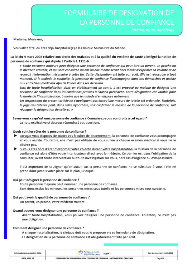 LIASSE HOSPITALISATION Opérations ITERATIVES par 100 ex (Comprend 6 documents) – Image 4