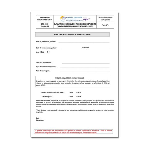 LIASSE HOSPITALISATION Opérations ITERATIVES par 100 ex (Comprend 6 documents) – Image 8