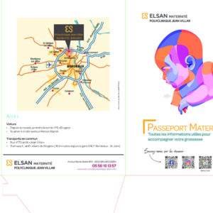 Livret PASSEPORT MATERNITÉ par 1 000 ex (sur devis)