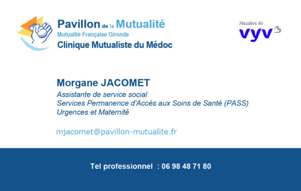 Carte de visite M. JACOMET (AP) par 250 ex