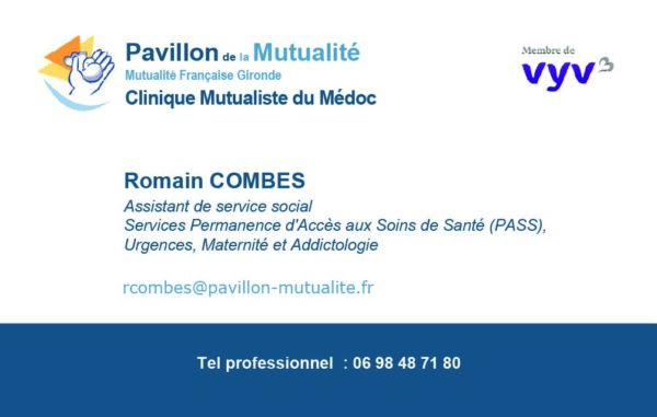 Carte de visite R. COMBES (AP) par 250 ex