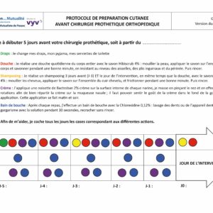 GRI_0159_01 Protocole de préparation cutanée avant chirurgie Prothétique Orthopédique par 500 ex