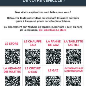 Autocollant Planche de QR CODE par 100 ex