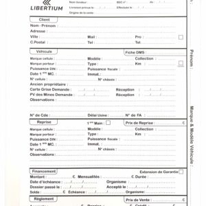 Dossiers LIBERTIUM -- BLANC -- par 100 ex