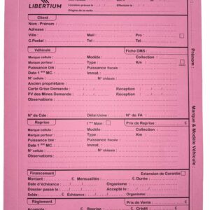 Dossiers LIBERTIUM -- ROSE -- par 100 ex